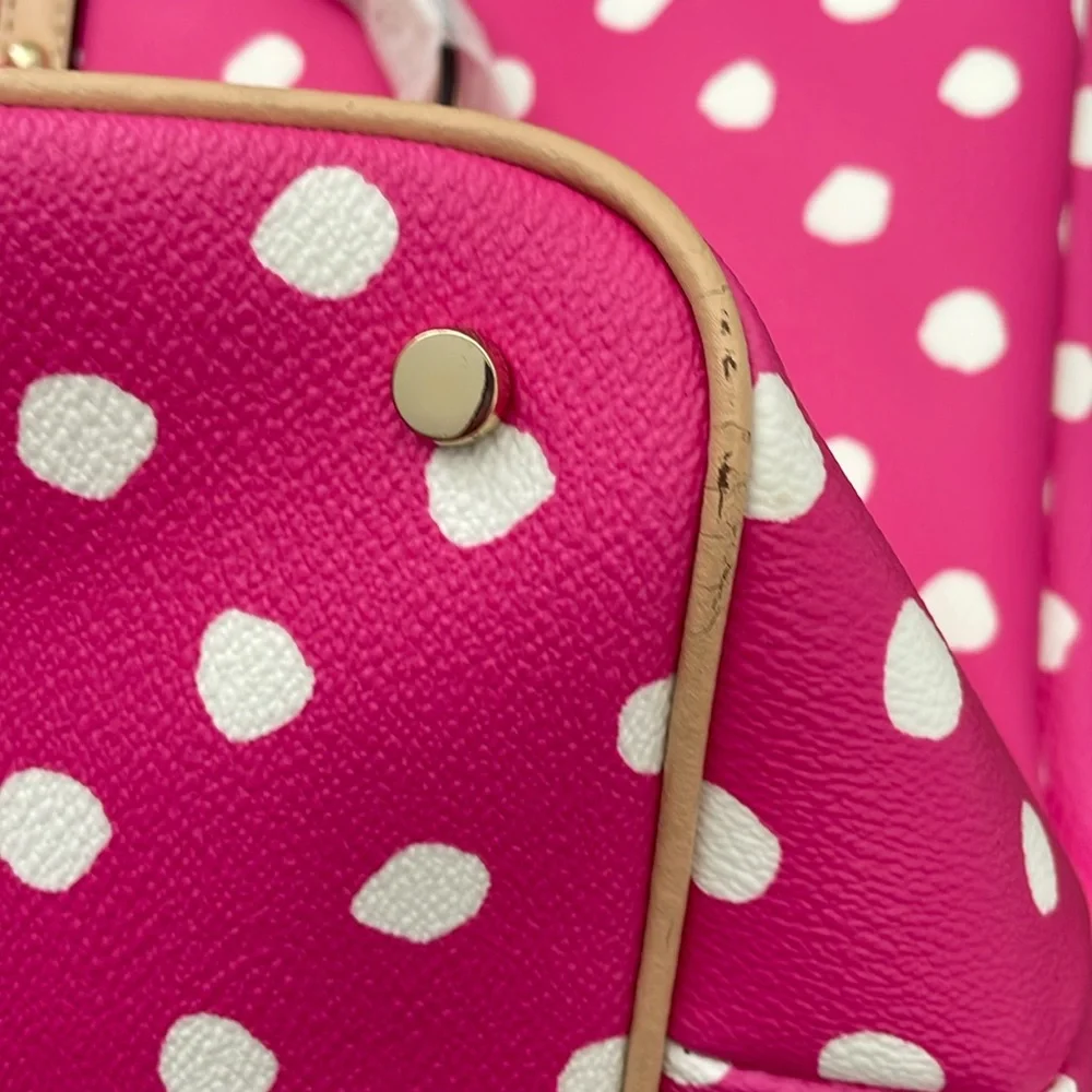 Kate Spade New York Bondi Road Harmony Baby Bag in Pink and Cream Dots